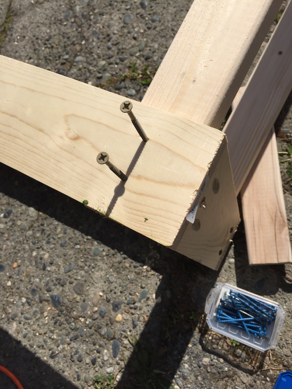 deck screw joint